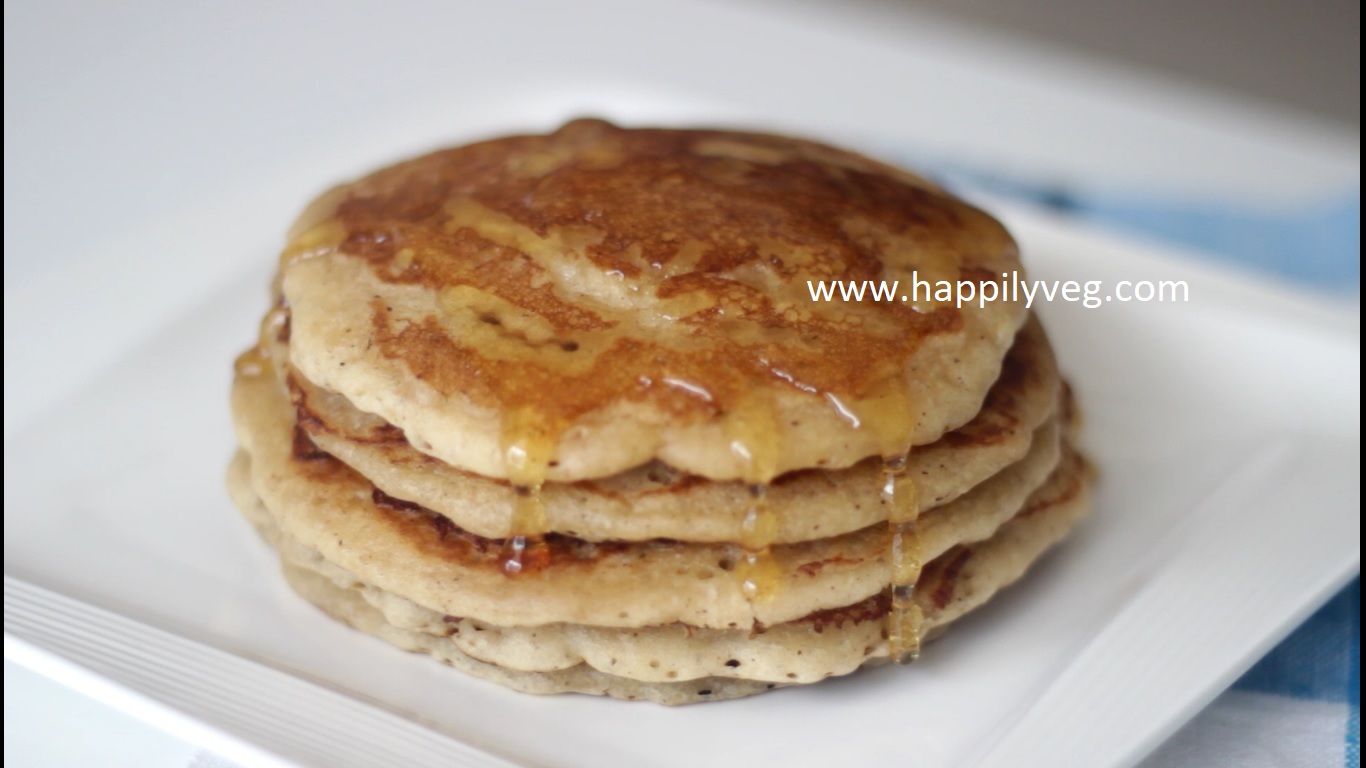 Eggless Pancake recipe
